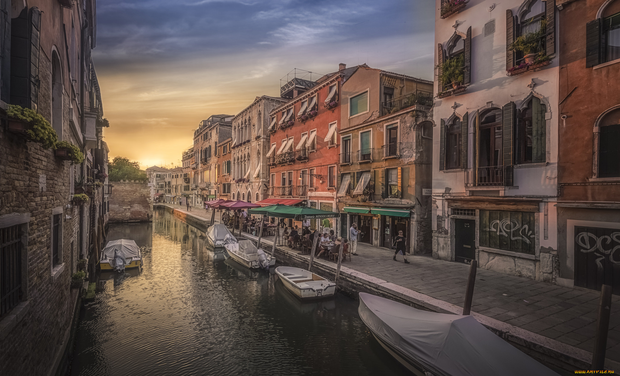 canal rio della misericordia in venice, ,  , , 